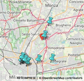 Mappa Via Gaetano Lovati, 20099 Sesto San Giovanni MI, Italia (4.85154)