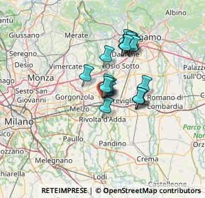 Mappa Viale Europa, 20062 Cassano d'Adda MI, Italia (9.455)