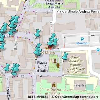 Mappa Piazza Unità d'Italia, 20063 Cernusco sul Naviglio MI, Italia (0.06296)