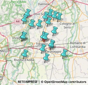 Mappa Fra Ristorante 2001 e UnipolGlass, 24047 Treviglio BG, Italia (6.3595)