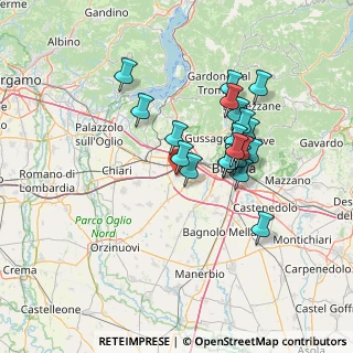 Mappa Via Roma, 25039 Travagliato BS, Italia (11.9955)
