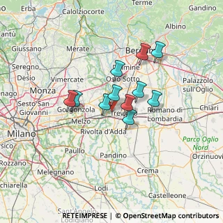 Mappa Via Venezia, 24045 Fara Gera d'Adda BG, Italia (9.73)