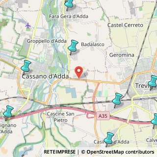 Mappa Via Venezia, 24045 Fara Gera d'Adda BG, Italia (3.8475)