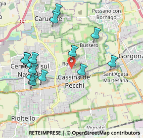 Mappa Via Mincio, 20063 Cernusco sul Naviglio MI, Italia (2.09)