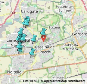 Mappa Via Mincio, 20063 Cernusco sul Naviglio MI, Italia (1.94)