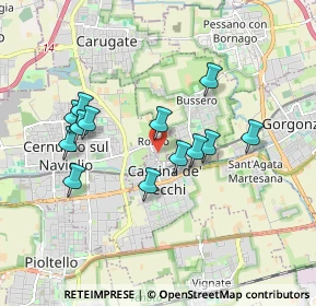 Mappa Via Mincio, 20063 Cernusco sul Naviglio MI, Italia (1.63)