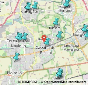 Mappa Via Mincio, 20063 Cernusco sul Naviglio MI, Italia (2.79611)