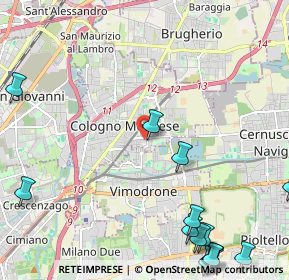 Mappa Via Volta, 20093 Cologno Monzese MI, Italia (3.47824)