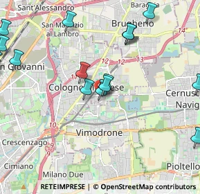 Mappa Via Volta, 20093 Cologno Monzese MI, Italia (2.63722)