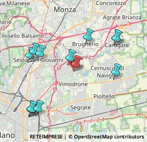 Mappa Via Volta, 20093 Cologno Monzese MI, Italia (4.48)