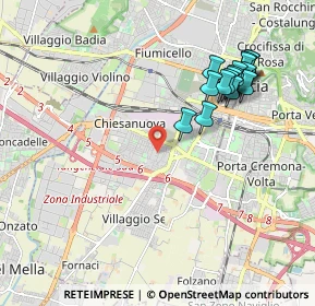 Mappa Via Rovigo, 25125 Brescia BS, Italia (2.0675)