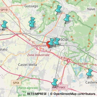 Mappa Via Rovigo, 25125 Brescia BS, Italia (5.86364)