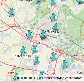 Mappa Via Rovigo, 25125 Brescia BS, Italia (5.6825)