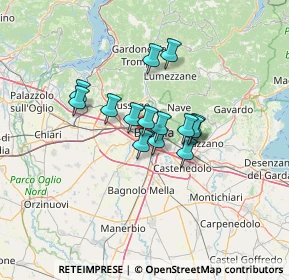 Mappa Via Rovigo, 25125 Brescia BS, Italia (8.785)