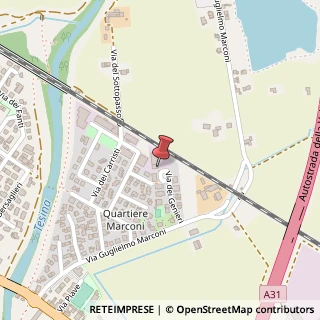 Mappa Via dei Genieri, 31, 36040 Torri di Quartesolo, Vicenza (Veneto)