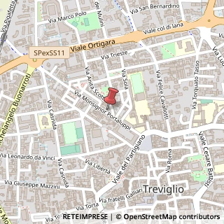 Mappa Via Monsignor Ambrogio Portaluppi, 16, 24047 Treviglio, Bergamo (Lombardia)