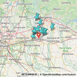 Mappa Via Pietro Martinelli, 24047 Treviglio BG, Italia (8.27182)