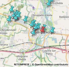 Mappa Via Cristo Risorto, 20062 Cassano d'Adda MI, Italia (2.1015)