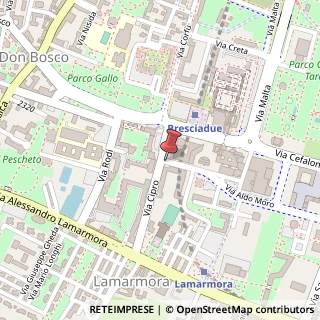 Mappa Via Aldo Moro,  10, 25124 Brescia, Brescia (Lombardia)