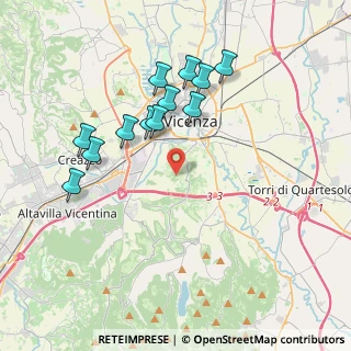 Mappa Via Ferdinando Maria Mantovani, 36100 Vicenza VI, Italia (3.6675)