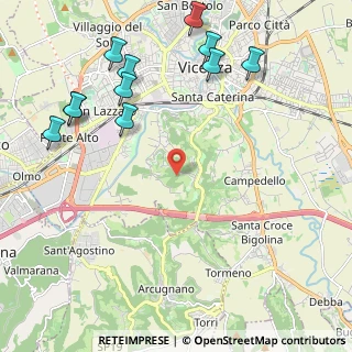 Mappa Via Ferdinando Maria Mantovani, 36100 Vicenza VI, Italia (2.68909)
