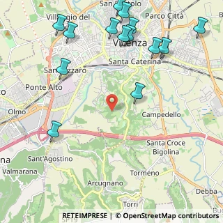 Mappa Via Ferdinando Maria Mantovani, 36100 Vicenza VI, Italia (2.83214)