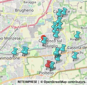 Mappa Via Monza, 20063 Cernusco sul Naviglio MI, Italia (2.039)