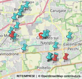 Mappa Via Monza, 20063 Cernusco sul Naviglio MI, Italia (2.3925)