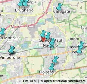 Mappa Via Monza, 20063 Cernusco sul Naviglio MI, Italia (2.57313)