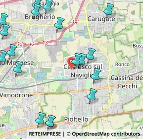 Mappa Via Monza, 20063 Cernusco sul Naviglio MI, Italia (2.79722)