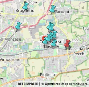 Mappa Via Monza, 20063 Cernusco sul Naviglio MI, Italia (1.39083)