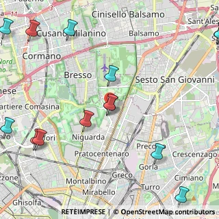 Mappa Via Empoli, 20162 Milano MI, Italia (3.21133)