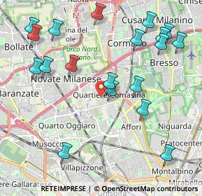 Mappa Via Salemi, 20161 Milano MI, Italia (2.43789)