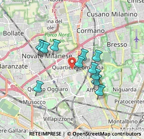 Mappa Via Salemi, 20161 Milano MI, Italia (1.465)