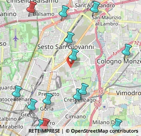 Mappa Flli Di Dio, 20099 Sesto San Giovanni MI, Italia (2.81857)