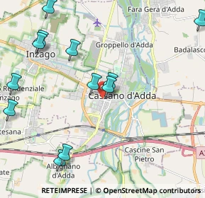 Mappa Via A. Zappatoni, 20062 Cassano d'Adda MI, Italia (2.52333)