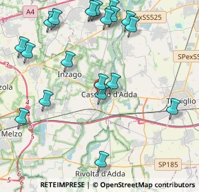 Mappa Via A. Zappatoni, 20062 Cassano d'Adda MI, Italia (4.9245)