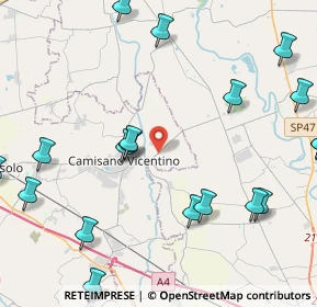 Mappa SP 24 Torrerossa km 1+500 L.S., 36043 Camisano Vicentino VI, Italia (5.7)