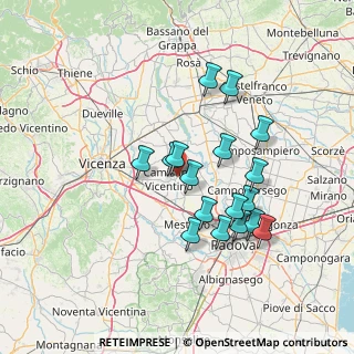 Mappa SP 24 Torrerossa km 1+500 L.S., 36043 Camisano Vicentino VI, Italia (12.65)