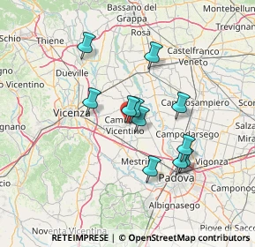 Mappa Via Palladio, 36043 Camisano Vicentino VI, Italia (11.41)