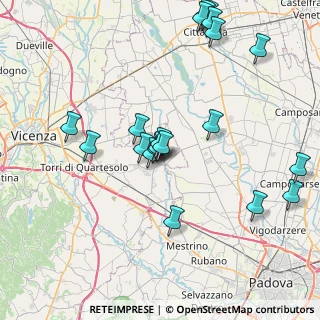Mappa Via Palladio, 36043 Camisano Vicentino VI, Italia (8.3695)