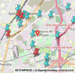 Mappa Via F.lli Di Dio Via Marx, 20099 Sesto San Giovanni MI, Italia (1.249)