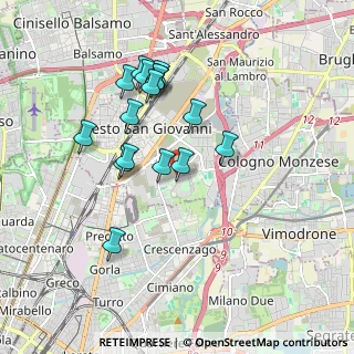 Mappa Via F.lli Di Dio Via Marx, 20099 Sesto San Giovanni MI, Italia (1.68563)