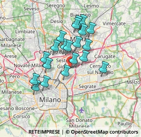 Mappa Via Fratelli di Dio, 20099 Sesto San Giovanni MI, Italia (5.8075)