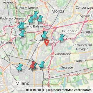 Mappa Via F.lli Di Dio Via Marx, 20099 Sesto San Giovanni MI, Italia (4.47154)