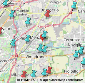 Mappa Via L. pirandello, 20093 Cologno Monzese MI, Italia (3.0055)