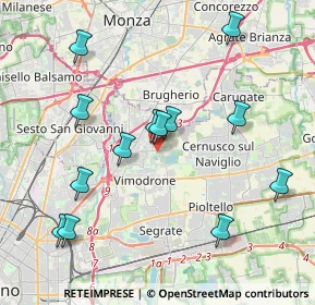 Mappa Via L. pirandello, 20093 Cologno Monzese MI, Italia (4.13154)