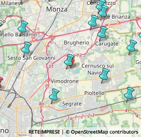 Mappa Via L. pirandello, 20093 Cologno Monzese MI, Italia (6.574)