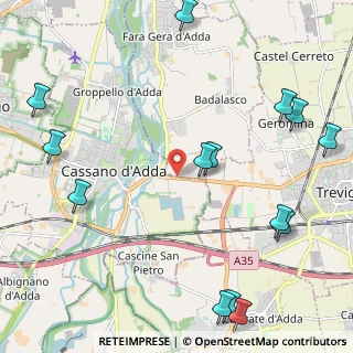 Mappa Via Antonio Meucci, 24045 Fara Gera d'Adda BG, Italia (2.92857)