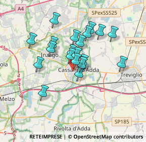 Mappa Corso Europa, 20062 Cassano d'Adda MI, Italia (2.8345)